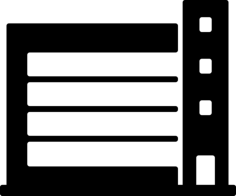 Building With Thin And Wide Design Outline Icon Svg Set, Free Vectors File